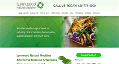 Desktop Screenshot of lynnwoodnaturalmedicinewa.com